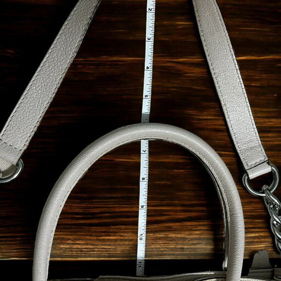 Michael Kors Large Clay Color Hamilton Satchel Tote Bag Padlock Shoulder Strap - Picture 14 of 16